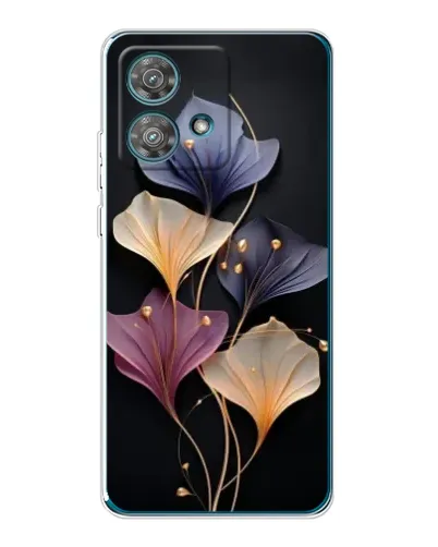 Чехол для Motorola Edge 40 Neo с картинкой «Лиловые цветы грации» Чехол для Motorola Edge 40 Neo с картинкой «Лиловые цветы грации»