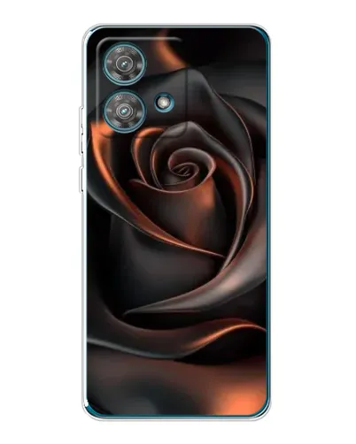 Чехол для Motorola Edge 40 Neo с картинкой «Шелковая черная роза» Чехол для Motorola Edge 40 Neo с картинкой «Шелковая черная роза»
