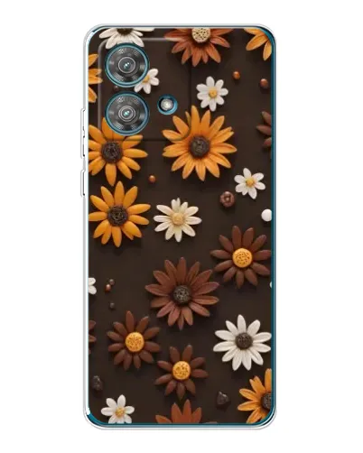 Чехол для Motorola Edge 40 Neo с картинкой «Узор из маленьких подсолнухов» Чехол для Motorola Edge 40 Neo с картинкой «Узор из маленьких подсолнухов»