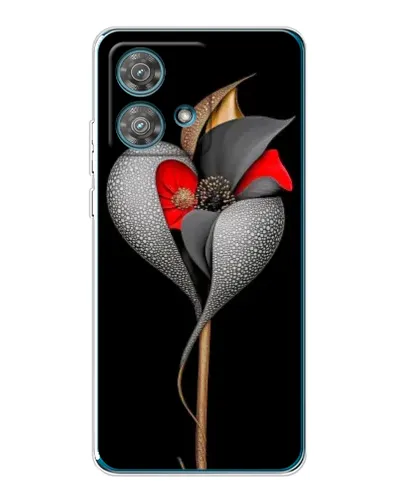 Чехол для Motorola Edge 40 Neo с картинкой «Серебряный фантазийный цветок» Чехол для Motorola Edge 40 Neo с картинкой «Серебряный фантазийный цветок»