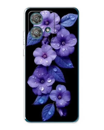 Чехол для Motorola Edge 40 Neo с картинкой «Фиолетовые цветы с росою» Чехол для Motorola Edge 40 Neo с картинкой «Фиолетовые цветы с росою»