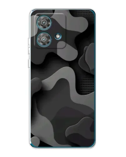 Чехол для Motorola Edge 40 Neo с картинкой «Темный абстрактный камуфляж» Чехол для Motorola Edge 40 Neo с картинкой «Темный абстрактный камуфляж»