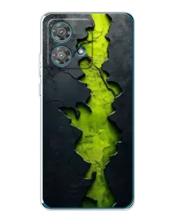 Чехол для Motorola Edge 40 Neo с картинкой «Салатовый разлом скалы» Чехол для Motorola Edge 40 Neo с картинкой «Салатовый разлом скалы»