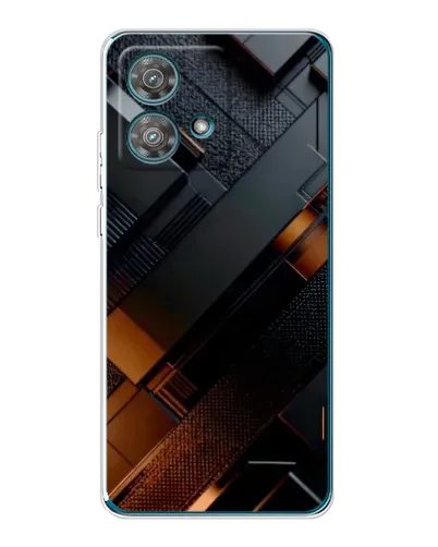 Чехол для Motorola Edge 40 Neo с картинкой «Черные геометрические блоки» Чехол для Motorola Edge 40 Neo с картинкой «Черные геометрические блоки»