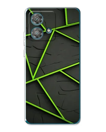 Чехол для Motorola Edge 40 Neo с картинкой «Зеленые геометрические линии» Чехол для Motorola Edge 40 Neo с картинкой «Зеленые геометрические линии»