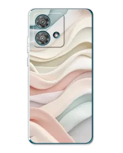 Чехол для Motorola Edge 40 Neo с картинкой «Пастельные нежные волны»
