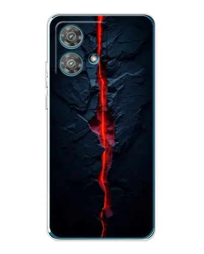 Чехол для Motorola Edge 40 Neo с картинкой «Kрасная лавовая трещина» Чехол для Motorola Edge 40 Neo с картинкой «Kрасная лавовая трещина»