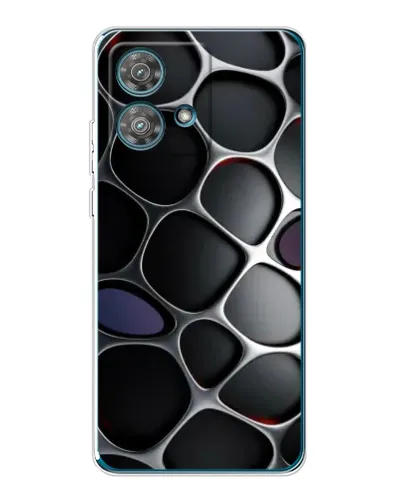 Чехол для Motorola Edge 40 Neo с картинкой «Объемная темная решетка» Чехол для Motorola Edge 40 Neo с картинкой «Объемная темная решетка»