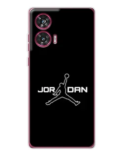 Чехол для Motorola Edge 50 Fusion с картинкой «Nike Pink Swirl»