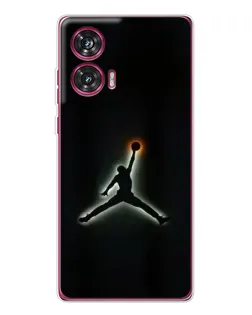 Чехол для Motorola Edge 50 Fusion с картинкой «Jordan Gradient Logo»
