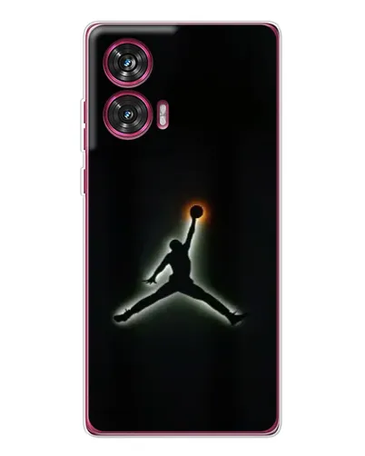Чехол для Motorola Edge 50 Fusion с картинкой «Jordan Gradient Logo»