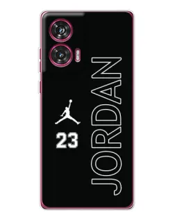 Чехол для Motorola Edge 50 Fusion с картинкой «Jordan Vertical»