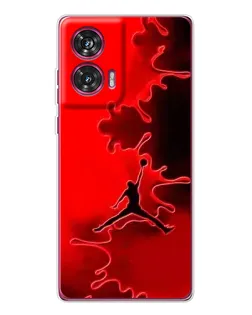 Чехол для Motorola Edge 50 Fusion с картинкой «Jordan Red Smoke»