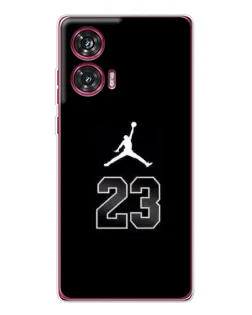 Чехол для Motorola Edge 50 Fusion с картинкой «Jordan Flight 23»
