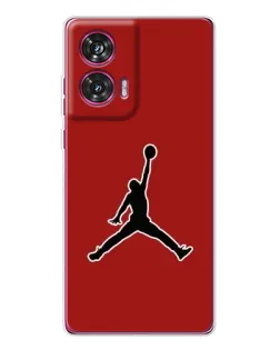 Чехол для Motorola Edge 50 Fusion с картинкой «Jordan Red Back»