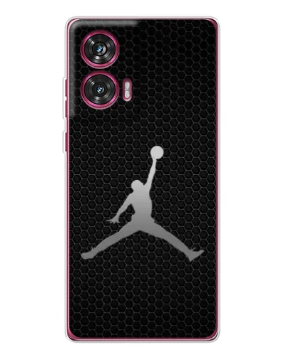 Чехол для Motorola Edge 50 Fusion с картинкой «Jordan Dark Carbon»