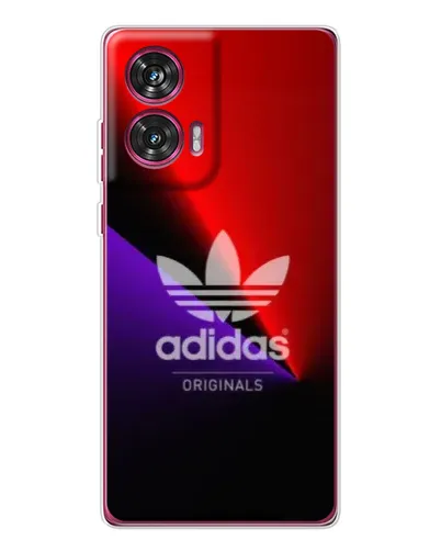 Чехол для Motorola Edge 50 Fusion с картинкой «Adidas Red Neon»