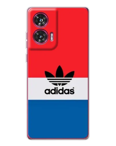Чехол для Motorola Edge 50 Fusion с картинкой «Ретро блоки Adidas»