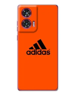 Чехол для Motorola Edge 50 Fusion с картинкой «Adidas Ukraine»