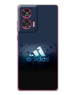 Чехол для Motorola Edge 50 Fusion с картинкой «Adidas Water Drops»