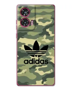 Чехол для Motorola Edge 50 Fusion с картинкой «Милитари стиль Adidas»