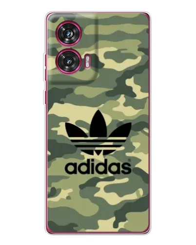 Чехол для Motorola Edge 50 Fusion с картинкой «Милитари стиль Adidas»