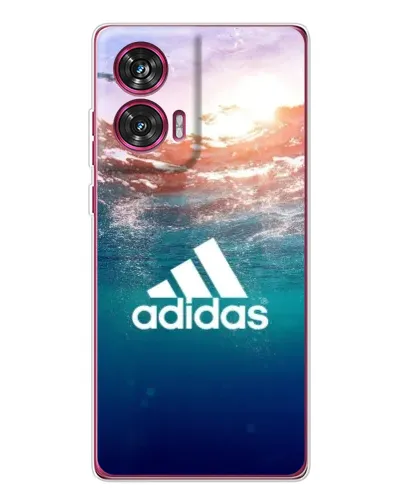 Чехол для Motorola Edge 50 Fusion с картинкой «Океанская глубина адидас»