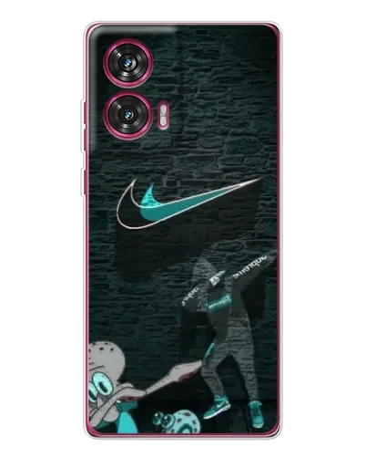 Чехол для Motorola Edge 50 Fusion с картинкой «Спортивный арт Nike»