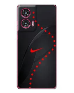 Чехол для Motorola Edge 50 Fusion с картинкой «Абстрактный дизайн Nike»