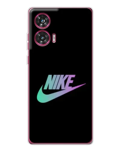 Чехол для Motorola Edge 50 Fusion с картинкой «Nike — городская ночь»