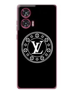 Чехол для Motorola Edge 50 Fusion с картинкой «LV — печать стиля»