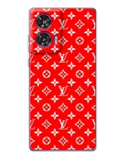 Чехол для Motorola Edge 50 Fusion с картинкой «Яркий паттерн LV»