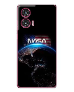 Чохол для Motorola Edge 50 Fusion з картинкою «Земля з космосу NASA»
