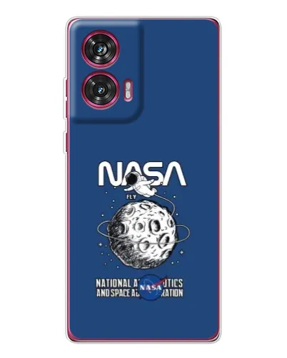 Чохол для Motorola Edge 50 Fusion з картинкою «NASA — місячна місія»