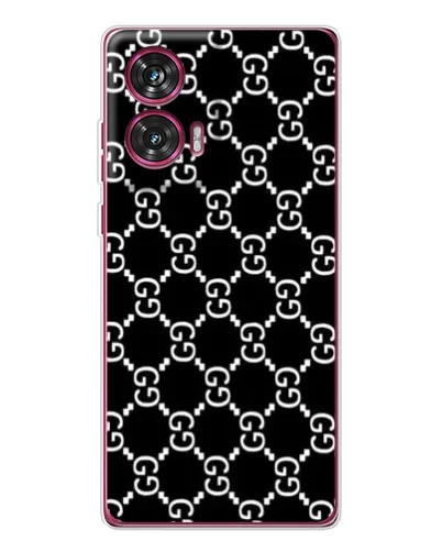 Чехол для Motorola Edge 50 Fusion с картинкой «Gucci — сетчатый паттерн»