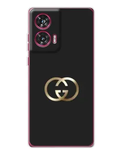 Чехол для Motorola Edge 50 Fusion с картинкой «Минимализм Gucci»