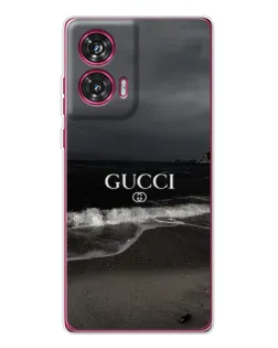 Чехол для Motorola Edge 50 Fusion с картинкой «Gucci — морской прибой»