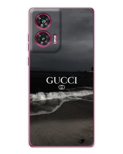 Чехол для Motorola Edge 50 Fusion с картинкой «Gucci — морской прибой»