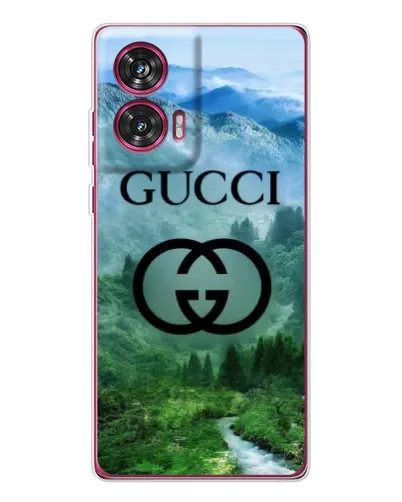 Чехол для Motorola Edge 50 Fusion с картинкой «Gucci — горный пейзаж»