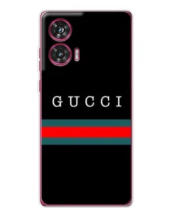 Чехол для Motorola Edge 50 Fusion с картинкой «Gucci — красный пояс»