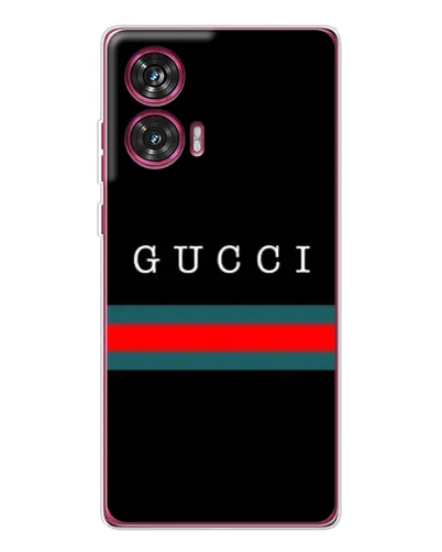 Чехол для Motorola Edge 50 Fusion с картинкой «Gucci — красный пояс»