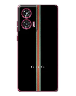 Чехол для Motorola Edge 50 Fusion с картинкой «Gucci — строгая линия»