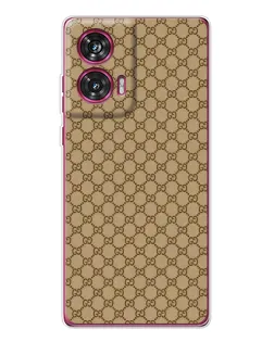 Чехол для Motorola Edge 50 Fusion с картинкой «Gucci — классический беж»