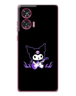 Чехол для Motorola Edge 50 Fusion с картинкой «Электрическая Kuromi»