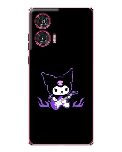 Чехол для Motorola Edge 50 Fusion с картинкой «Электрическая Kuromi»