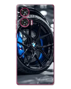 Чохол для Motorola Edge 50 Fusion з картинкою «Колесо BMW зблизька»