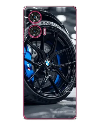Чохол для Motorola Edge 50 Fusion з картинкою «Колесо BMW зблизька» Чохол для Motorola Edge 50 Fusion з картинкою «Колесо BMW зблизька»