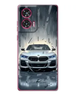 Чохол для Motorola Edge 50 Fusion з картинкою «BMW у світлі фар»