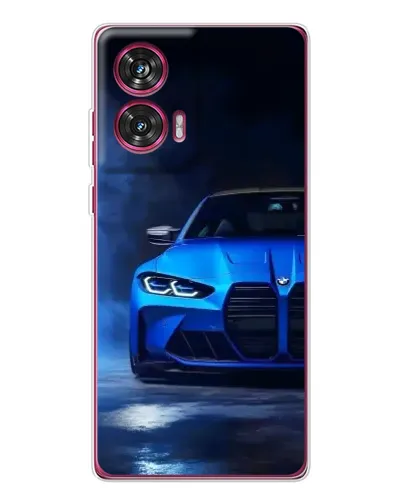 Чохол для Motorola Edge 50 Fusion з картинкою «Блакитна BMW M4» Чохол для Motorola Edge 50 Fusion з картинкою «Блакитна BMW M4»