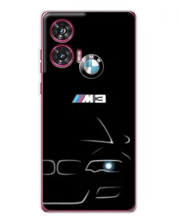 Чохол для Motorola Edge 50 Fusion з картинкою «Мінімалістичний принт BMW M3»